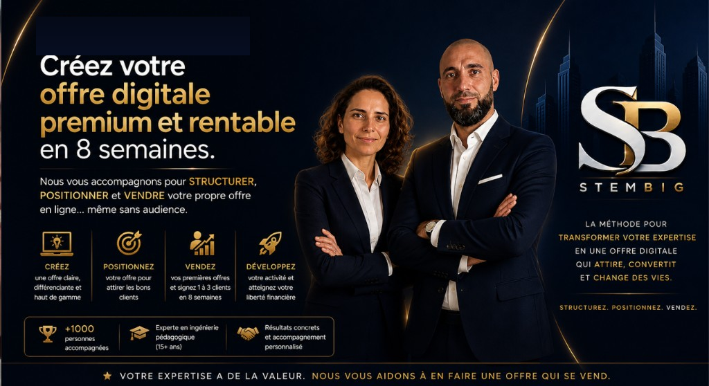 STembig — diagnostic offre premium pour experts et indépendants